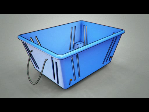 Wheeled Laundry Basket