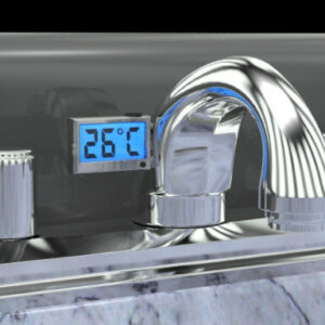 Water Faucet Temperature Gauge and Display