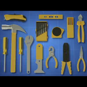 Wall-Mounted Tool Organizer