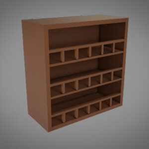 Vertically Retractable Shelf System