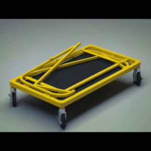 Transportable, Collapsible Cart for Building Materials