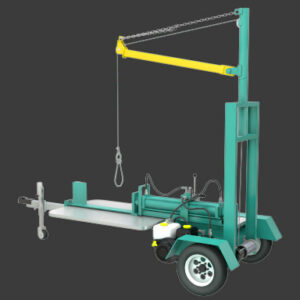 Trailer-Mounted Table Wood Splitter