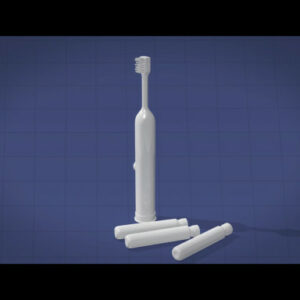 Toothbrush with  Dispensing Toothpaste