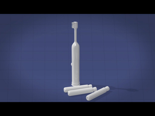 Toothbrush with  Dispensing Toothpaste