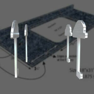 System and Method for Retaining Countertop Cutout