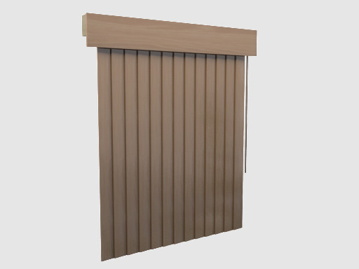 Split Vertical Window Blind