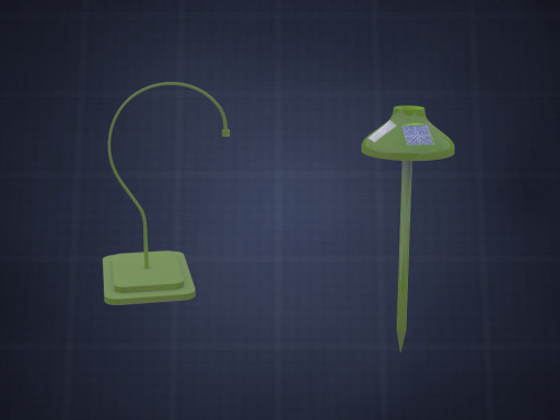 Solar Powered Rechargeable Lamp