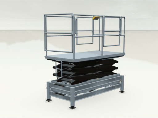 Skid Mounted Scissor Lift Platform
