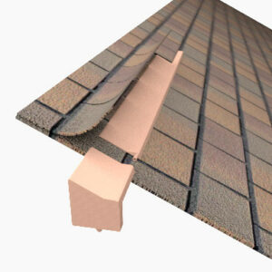 Shingle With Integral Fire Suppression System