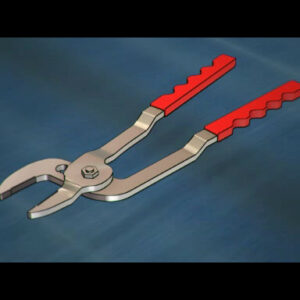 Set of Pliers with Offset Handles