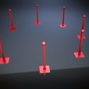 Portable, Temporary Fence Post