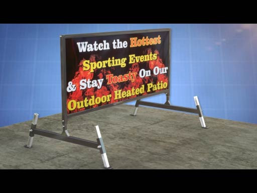 Portable Curbside Sign