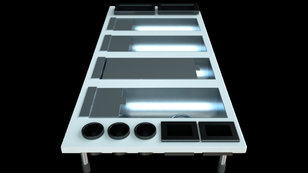 Portable Chafing and Serving Table