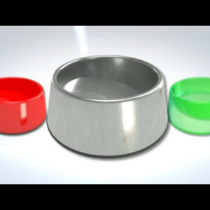 Pet Bowl with Contoured Bottom