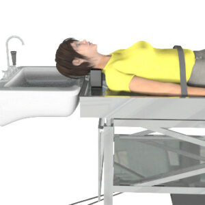 Mortuary Hairstyling Trolley