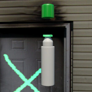 Marking and indicating means for emergency personnel