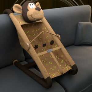 Infant Chair With Monkey Motif