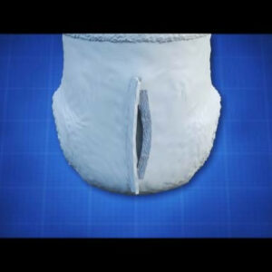 Incontinence Male Underwear with Closable Opening