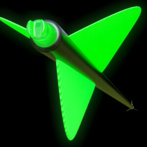 Hunting Arrow With Phosphorescent Indicator