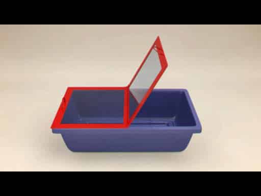Hinged Cover for Open Containers