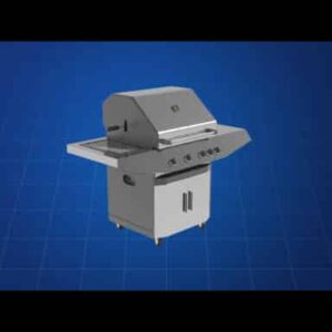 Free Standing Barbeque Grill Cover Set