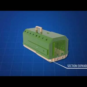 Expandable Pet Carrier with Litter Tray Port