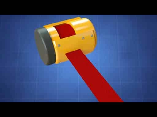 Excess Tie-down Strap Coiling Assembly