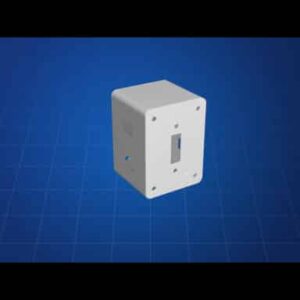 Electrical Box with Quick-Connect and Release Connection Apertures