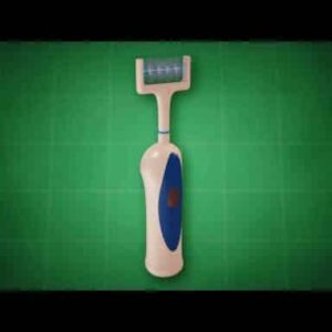 Electric Toothbrush with Integral Flossing Means