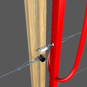 Electric Fence Gate Disconnect Device