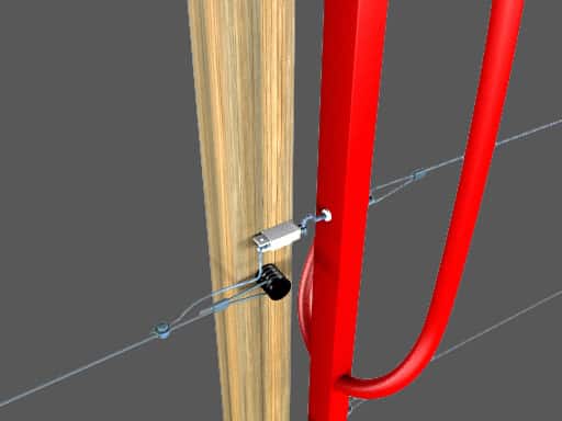 Electric Fence Gate Disconnect Device