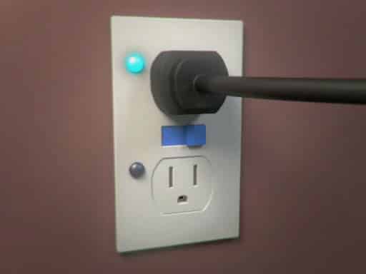 Duplex Outlet with Current Indicator