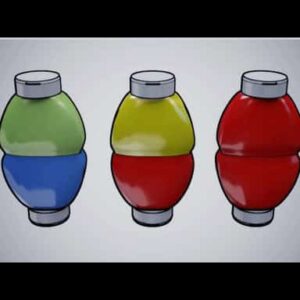 Dual Opposing Dispensing Heads for Squeezable Containers