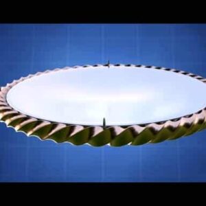 Decorative Concho with Barbed Shanks for Horse Hoof