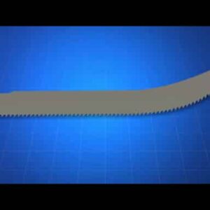 Curved Reciprocating Saw Blade
