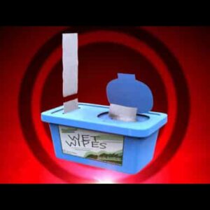 Combined Wipe and Bag Dispenser