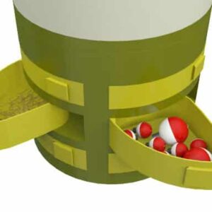 Combination Bait Bucket and Tackle Box