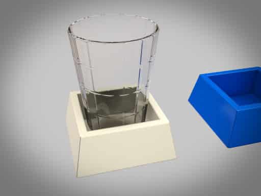 Coaster with Raised Sides