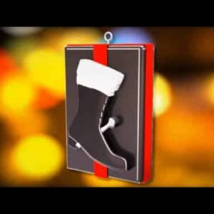 Christmas Ornament with Motorcycle Motif