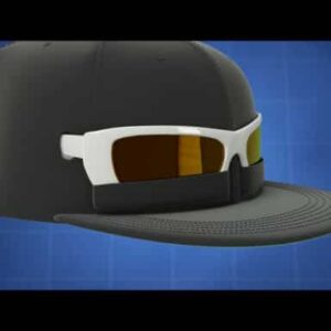 Baseball Cap with Eyeglass Pockets and Slots