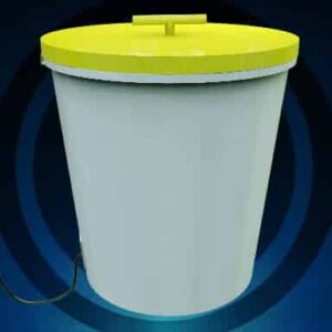 Bait Bucket with Aerating and Cooling Means