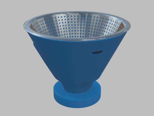 Attachable Funnel with Internal Strainer