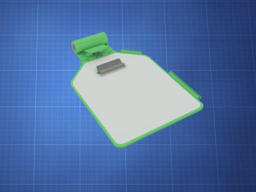 Attachable Dry Erase Shopping List