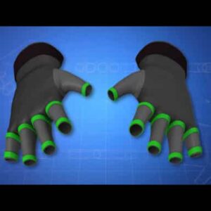 Athletic Gloves with Enhanced Grip