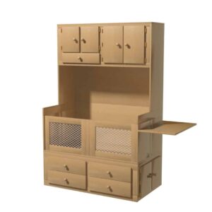 All-Purpose Infant Crib and Storage Unit