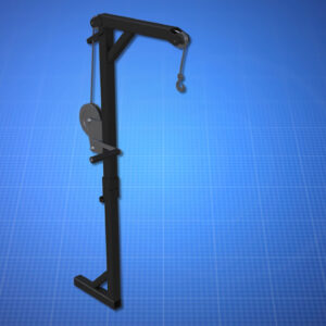 Collapsible Hoist for an Animal Carcass