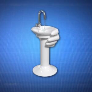 Hand Washing Station for Bathroom