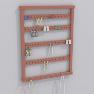 Wall-Mounted Jewelry Display
