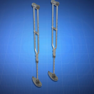 Cruchers Foot Attachment for Crutches