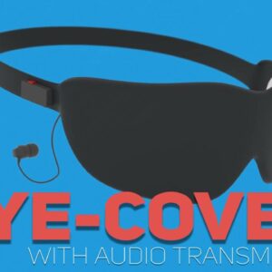 Eye-Cover with Audio Transmitter